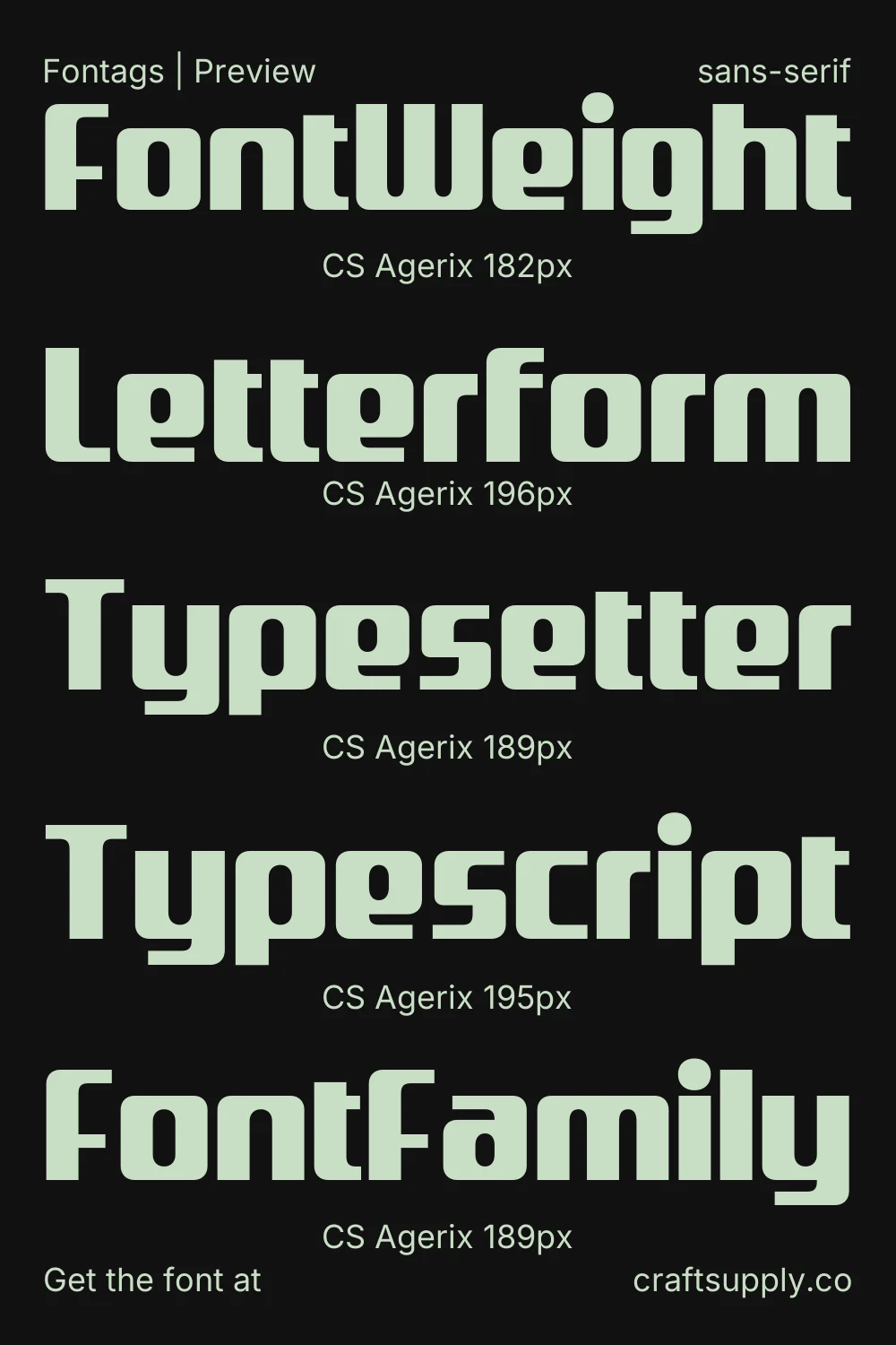 CS Agerix specimen 9