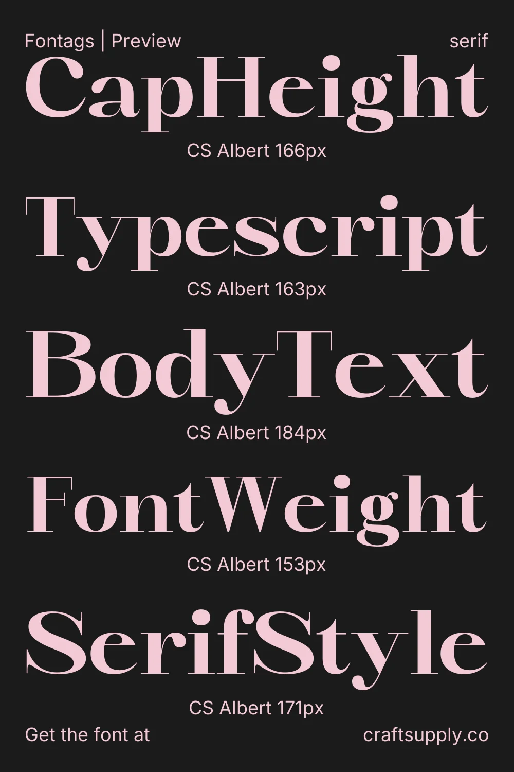 CS Albert specimen 9