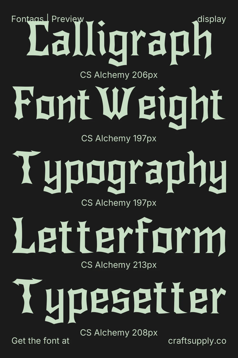 CS Alchemy specimen 9