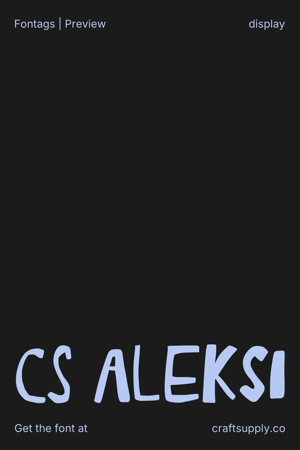CS Aleksi specimen 1