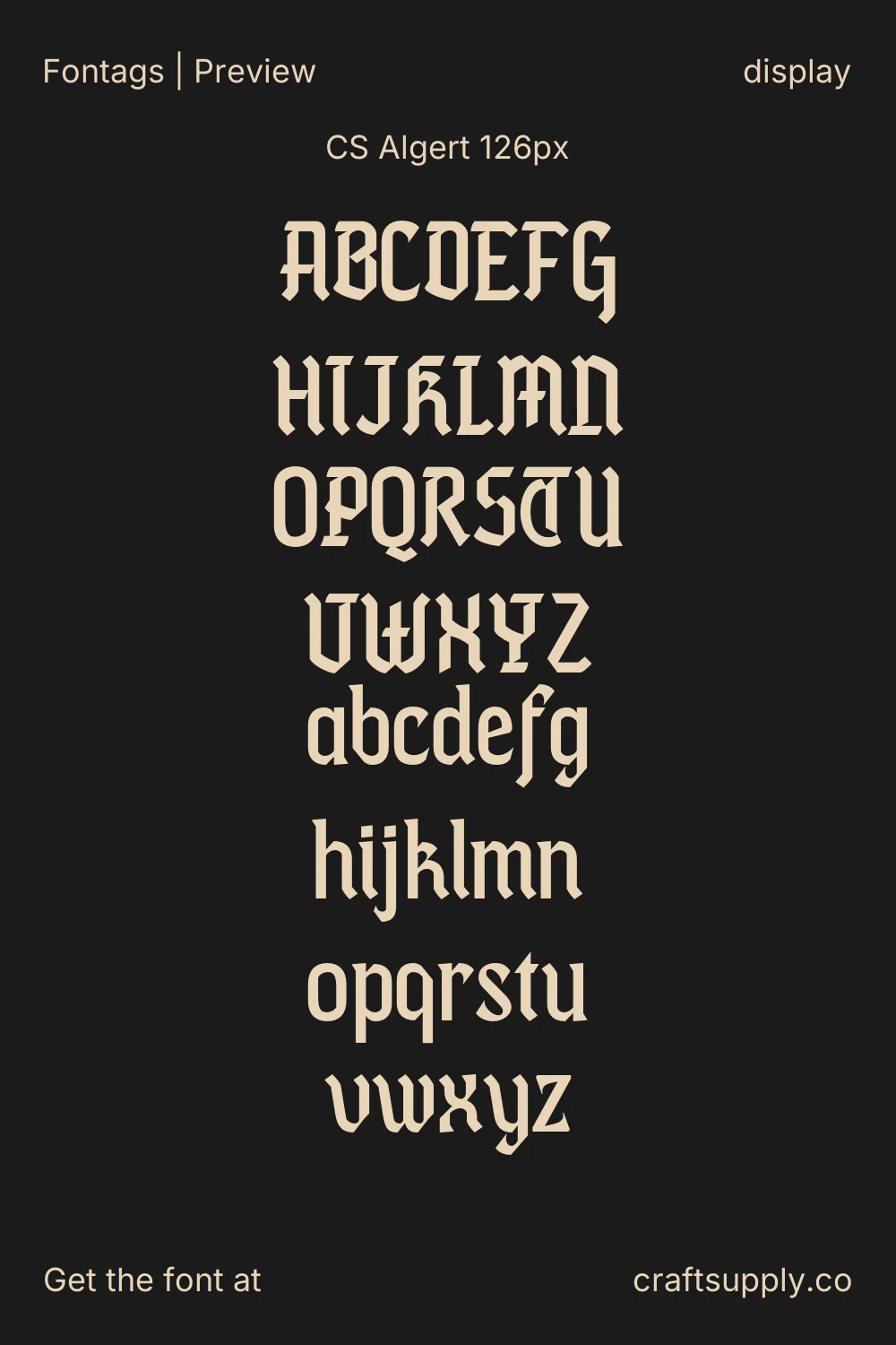CS Algert specimen 8