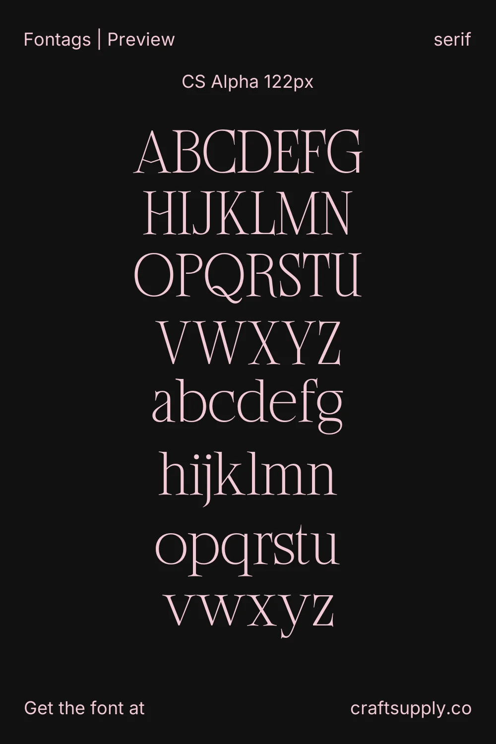 CS Alpha specimen 8