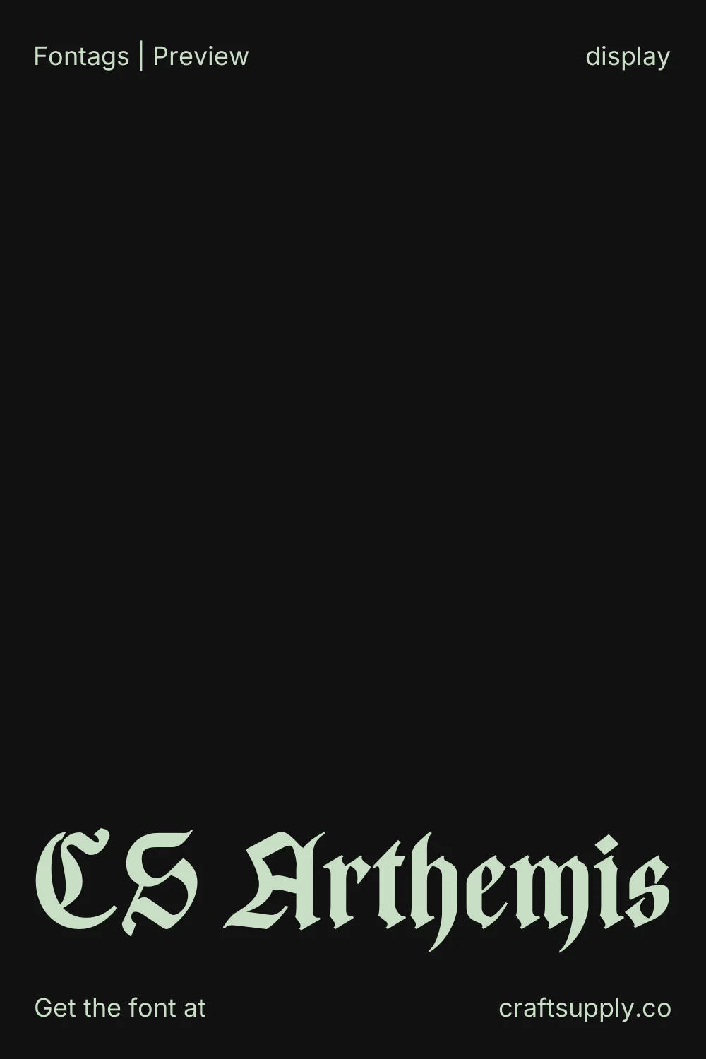 CS Arthemis specimen 1