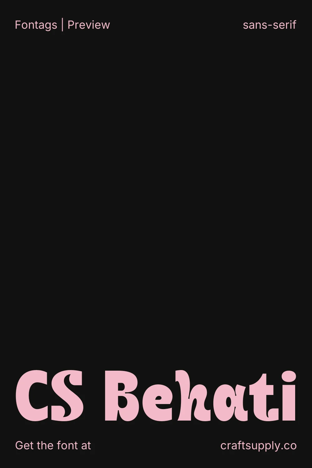 CS Behati specimen 1