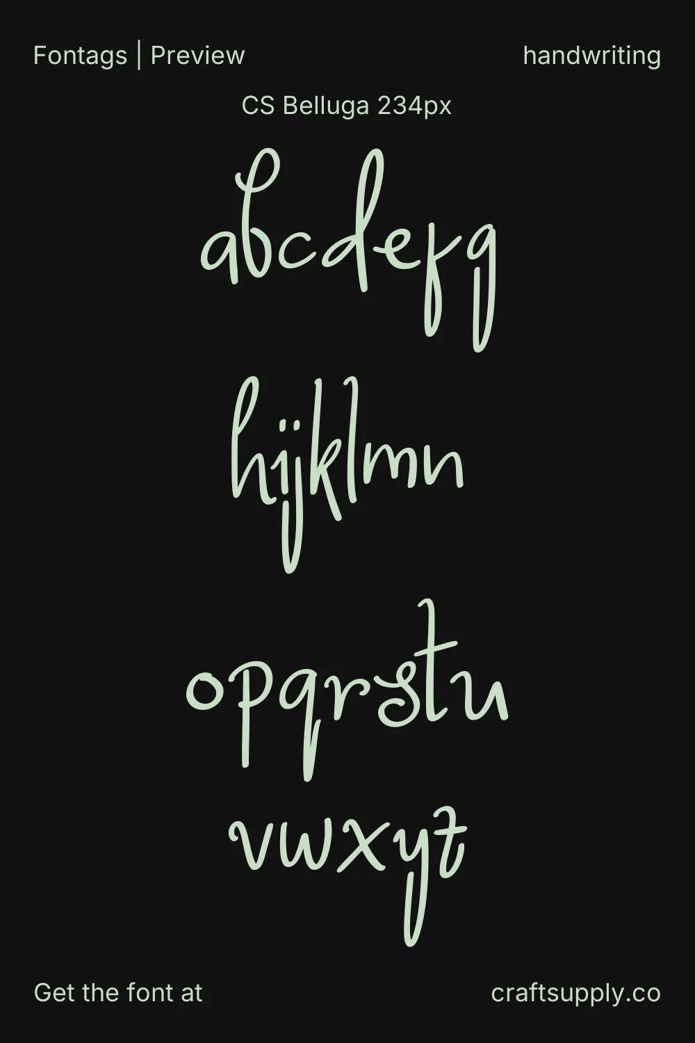 CS Belluga specimen 10