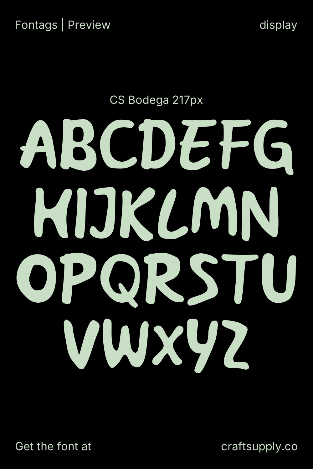 CS Bodega specimen 2