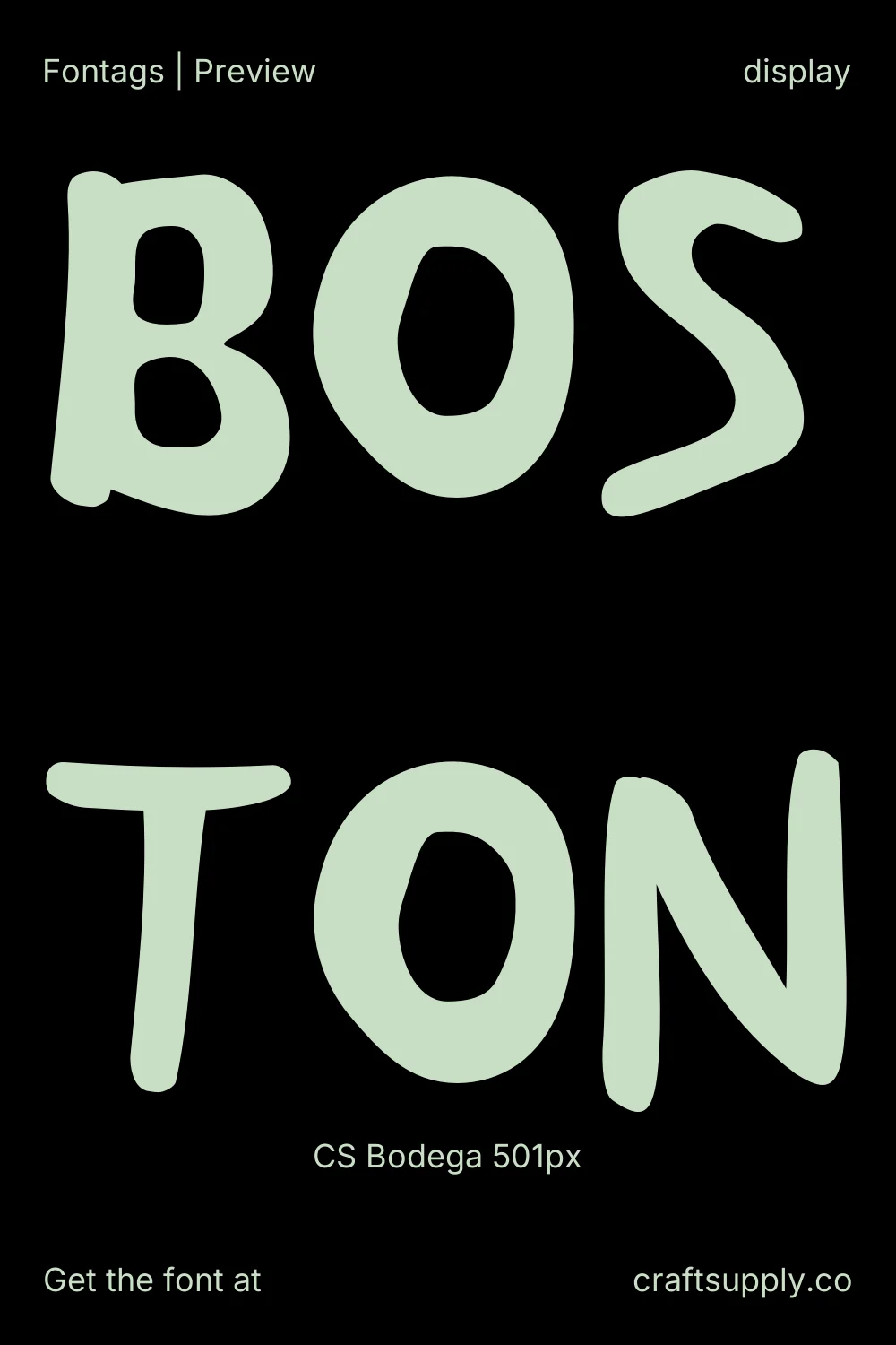 CS Bodega specimen 3