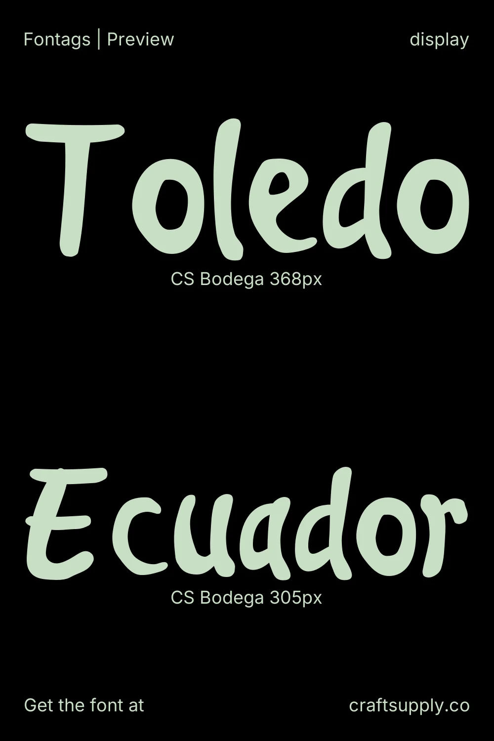 CS Bodega specimen 6
