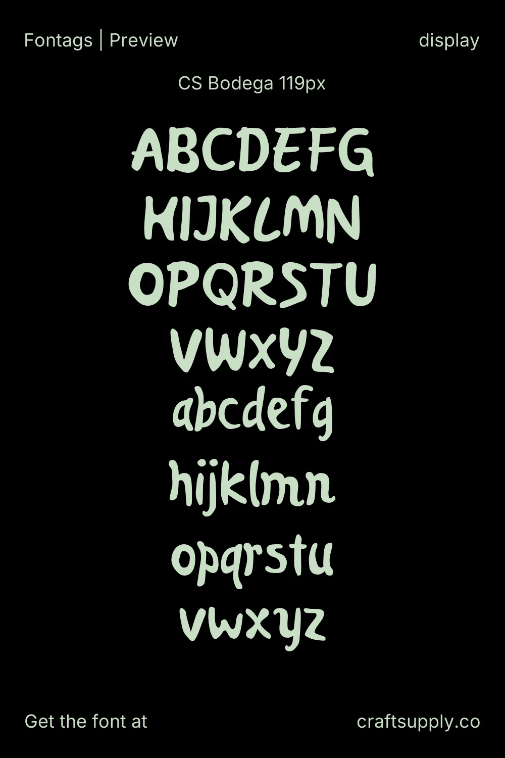 CS Bodega specimen 8