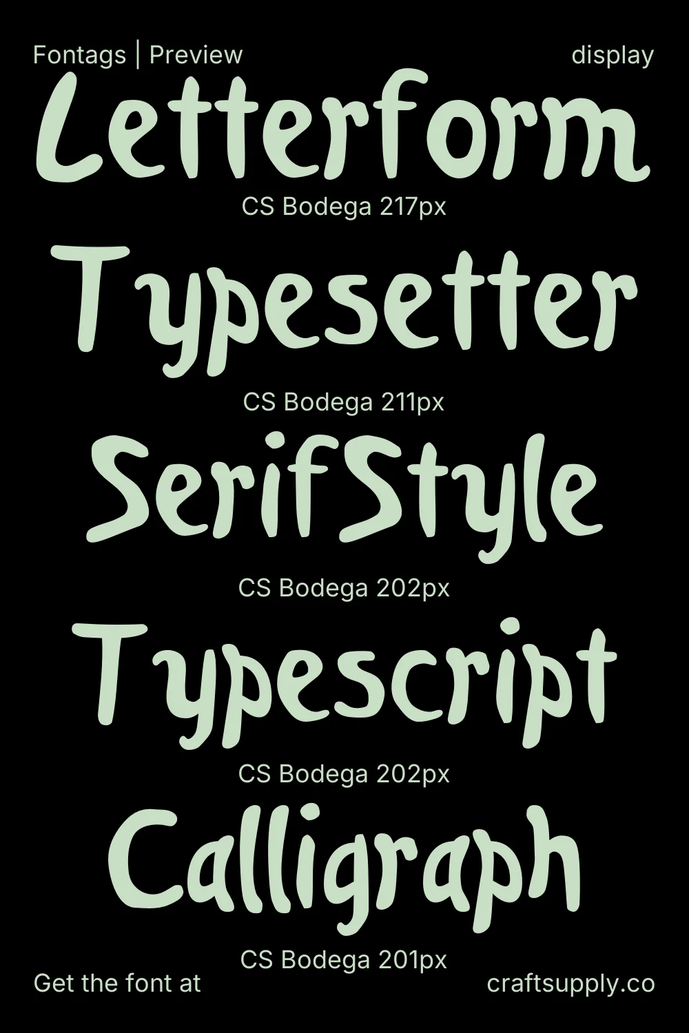 CS Bodega specimen 9