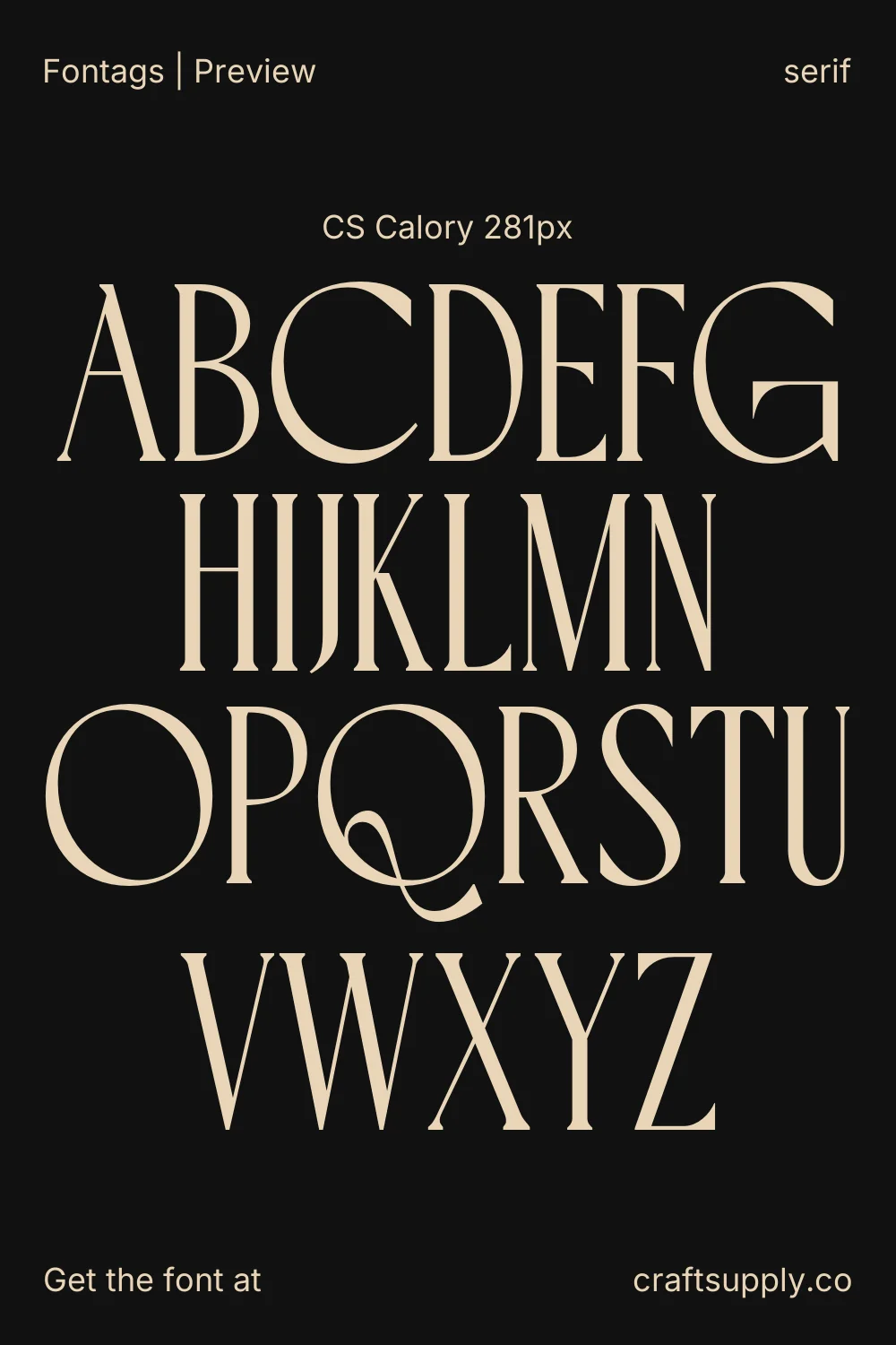 CS Calory specimen 2