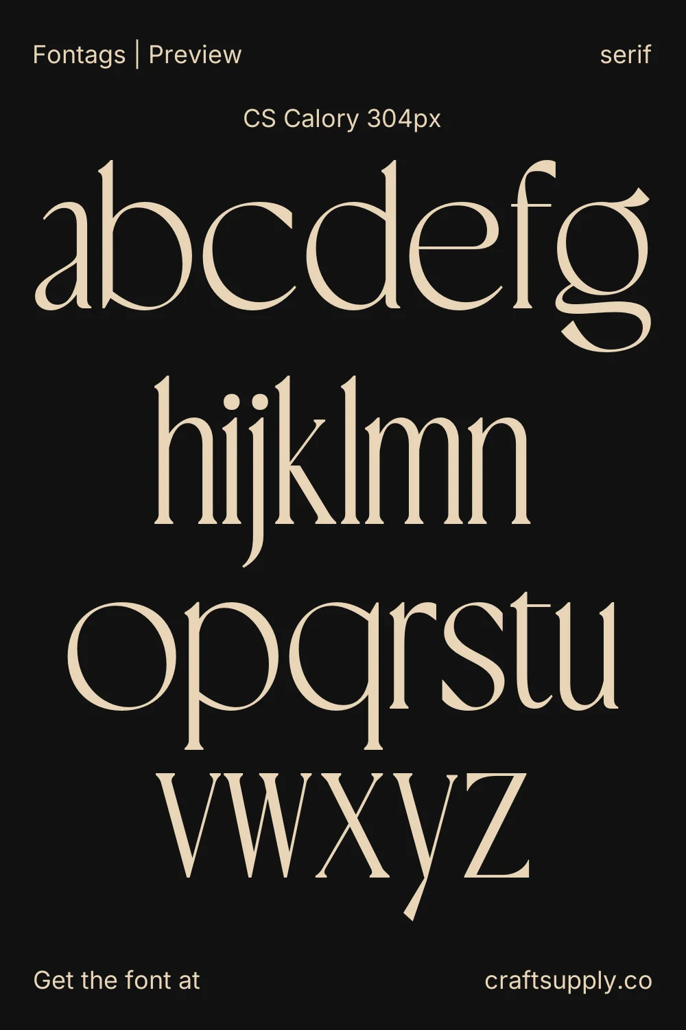 CS Calory specimen 10
