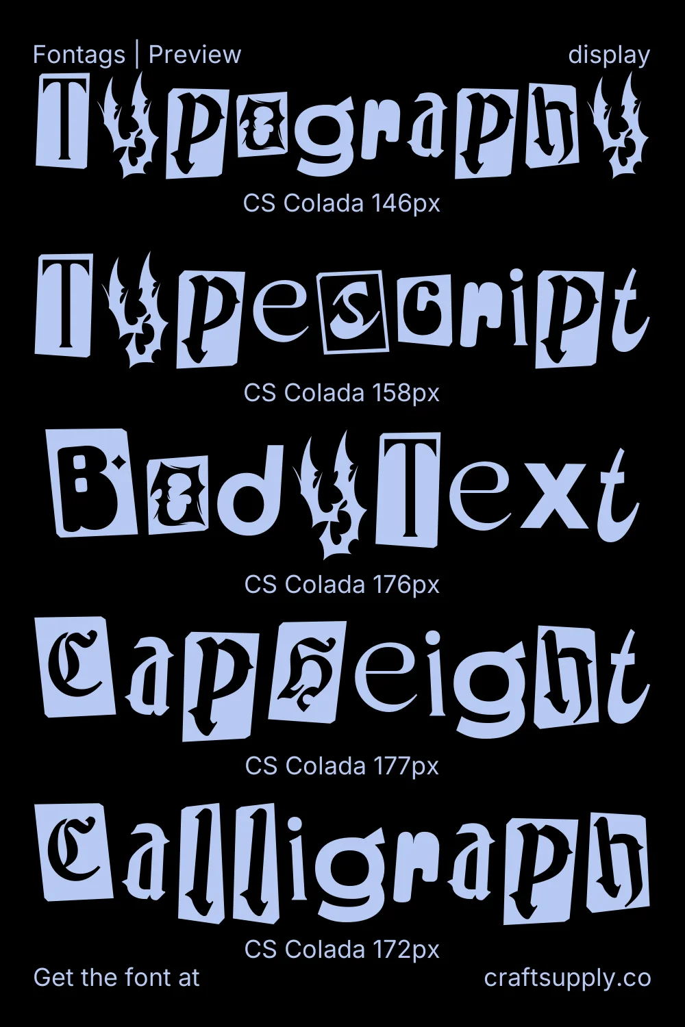 CS Colada specimen 9