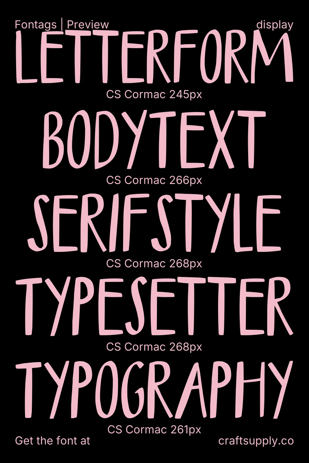 CS Cormac specimen 9