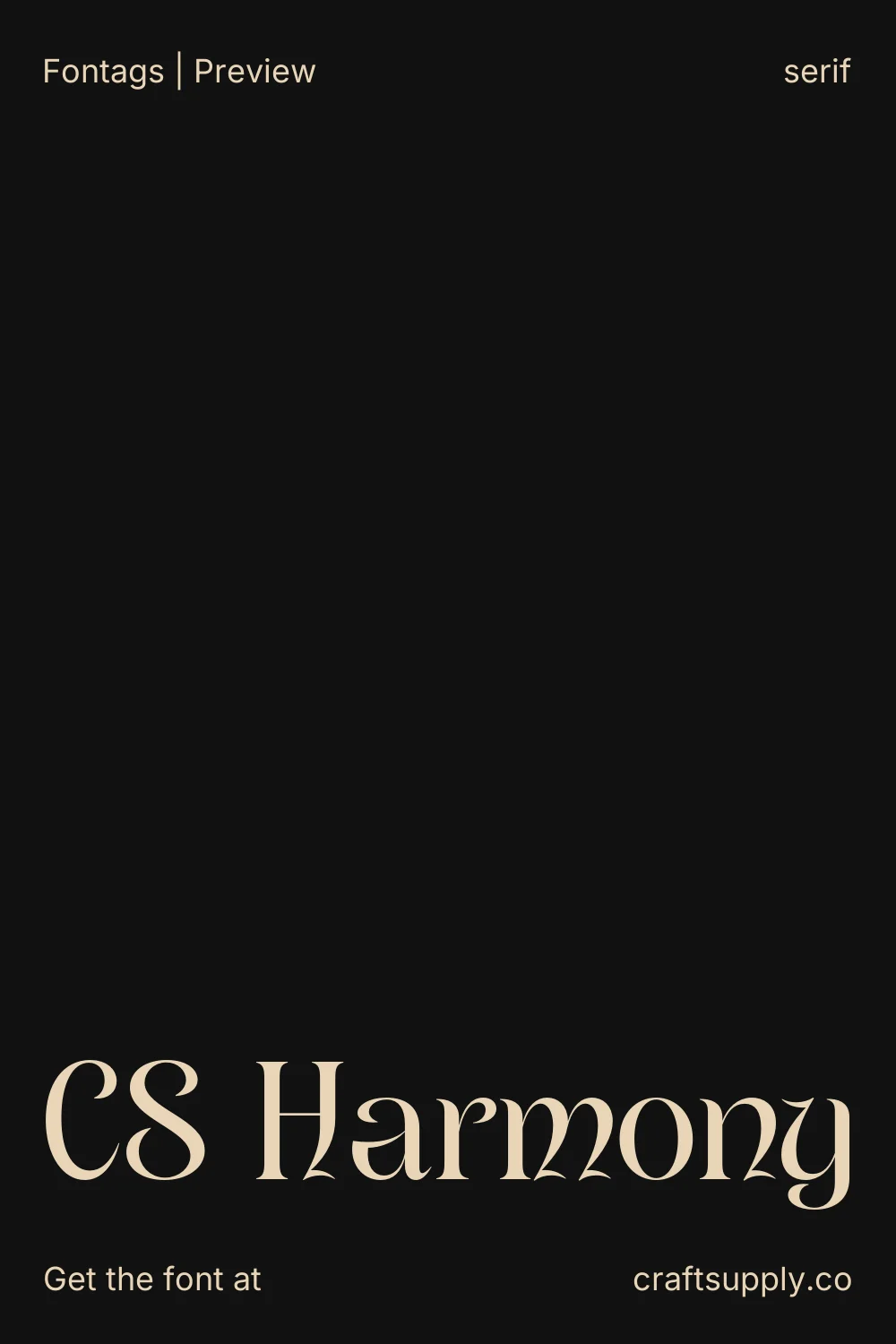 CS Harmony specimen 1