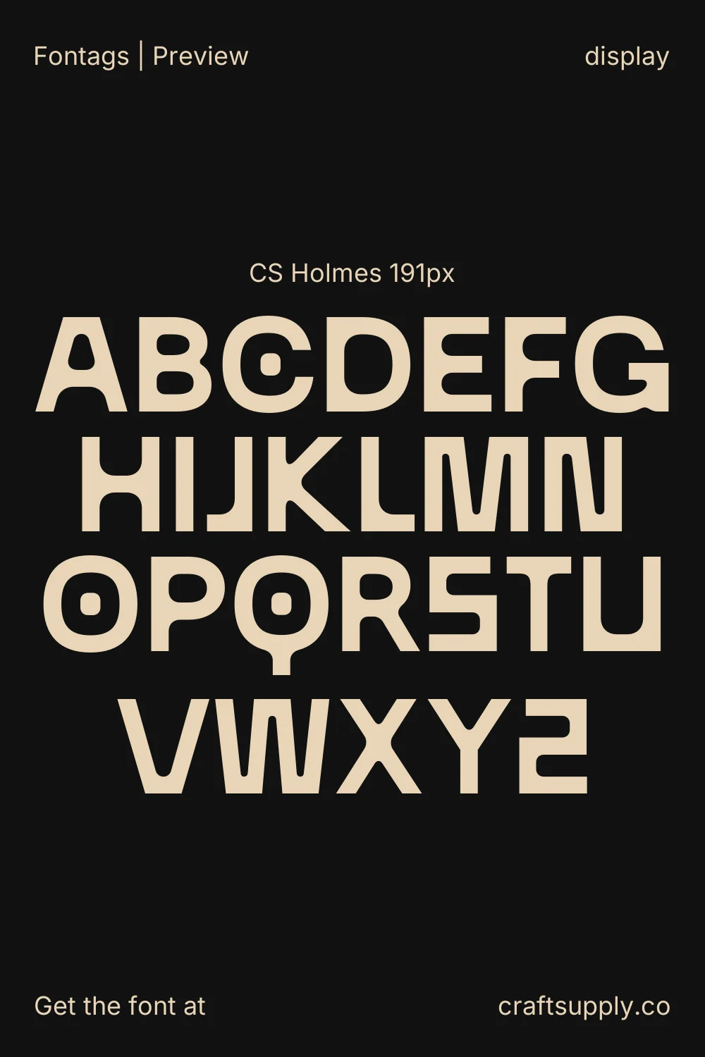 CS Holmes specimen 2