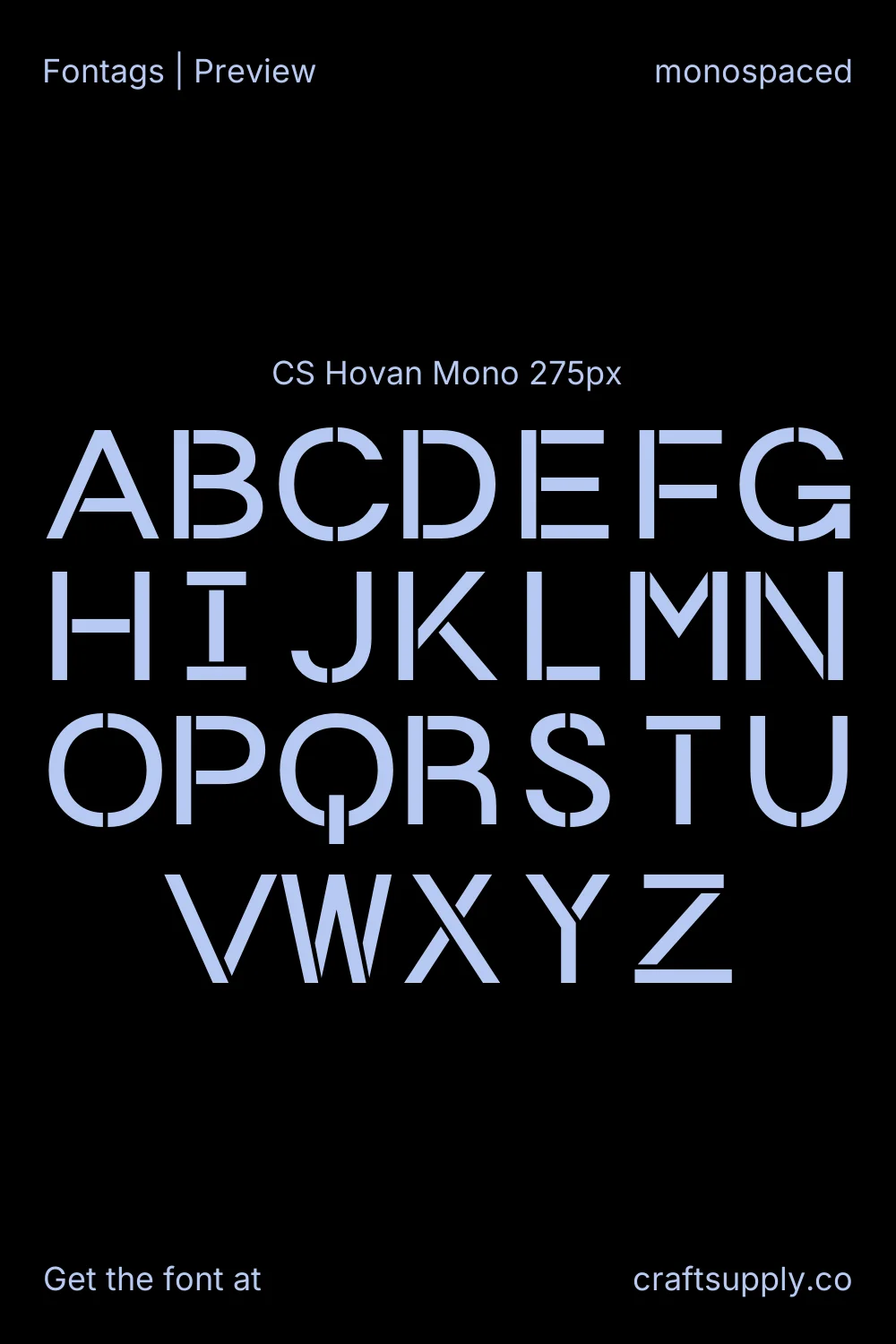 CS Hovan Mono specimen 2