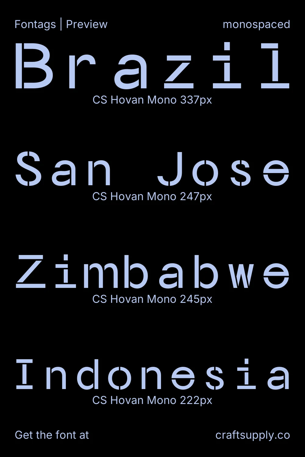 CS Hovan Mono specimen 4