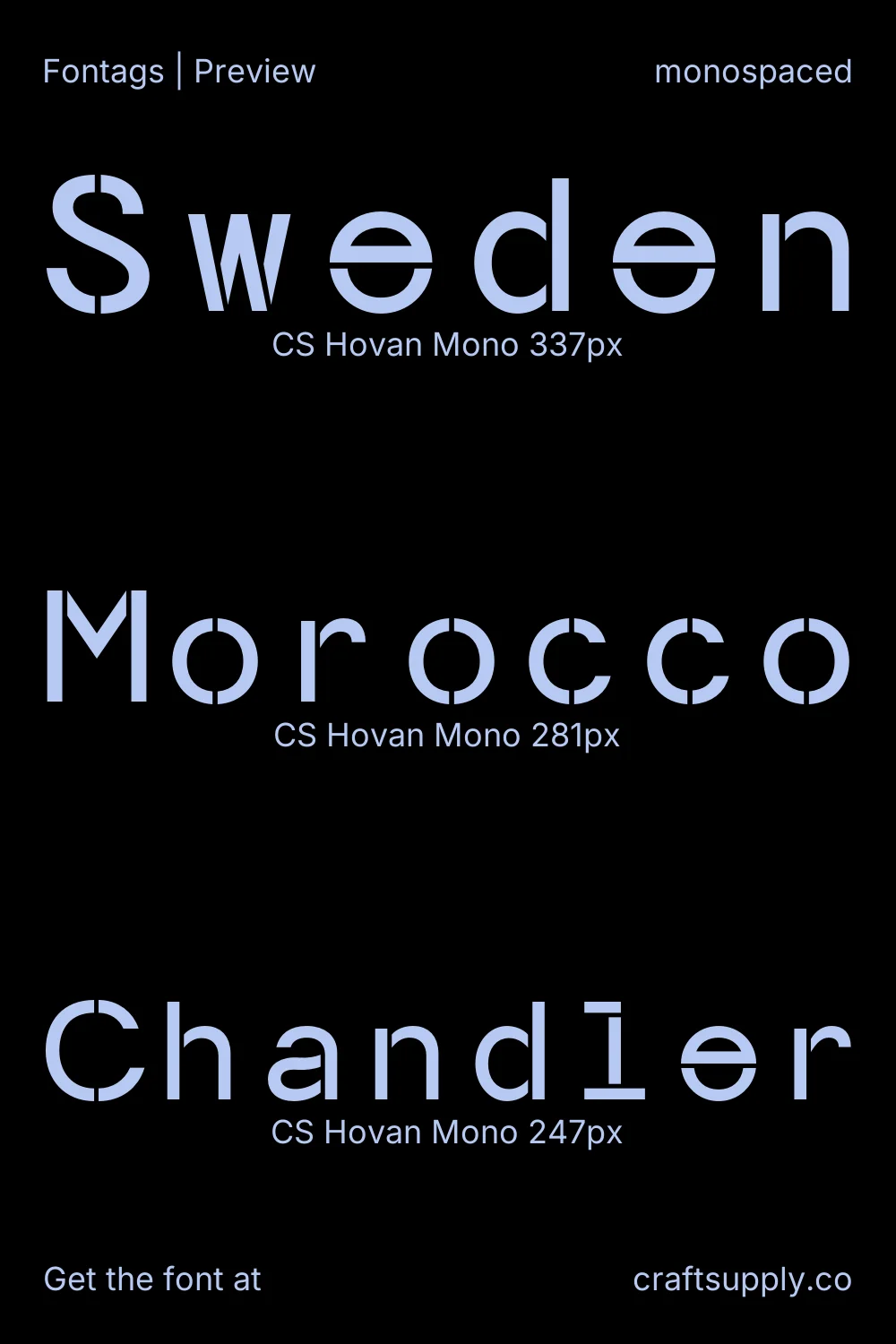 CS Hovan Mono specimen 5