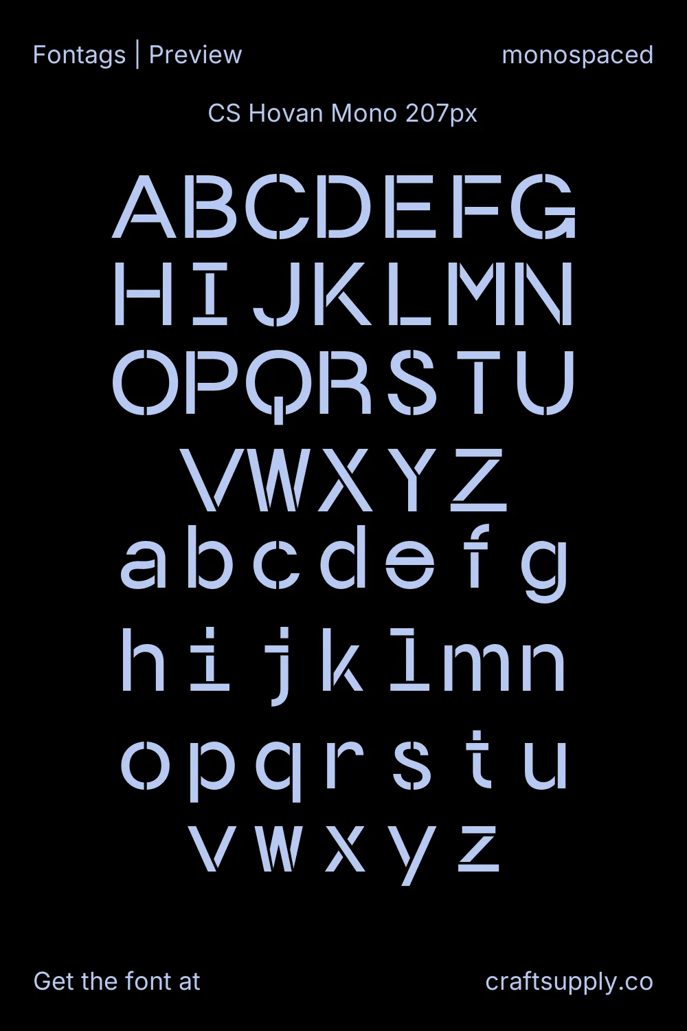 CS Hovan Mono specimen 8