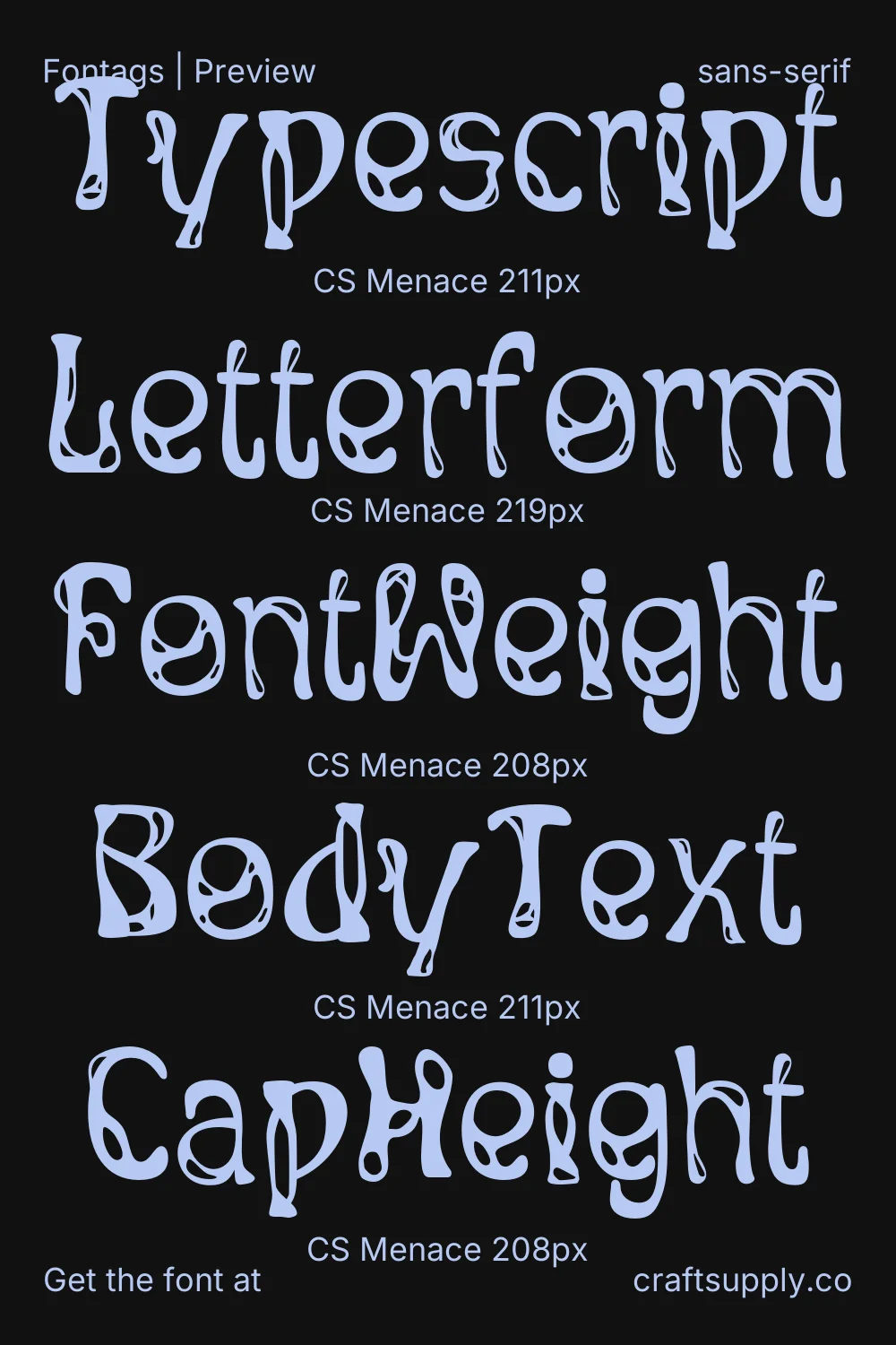 CS Menace specimen 9