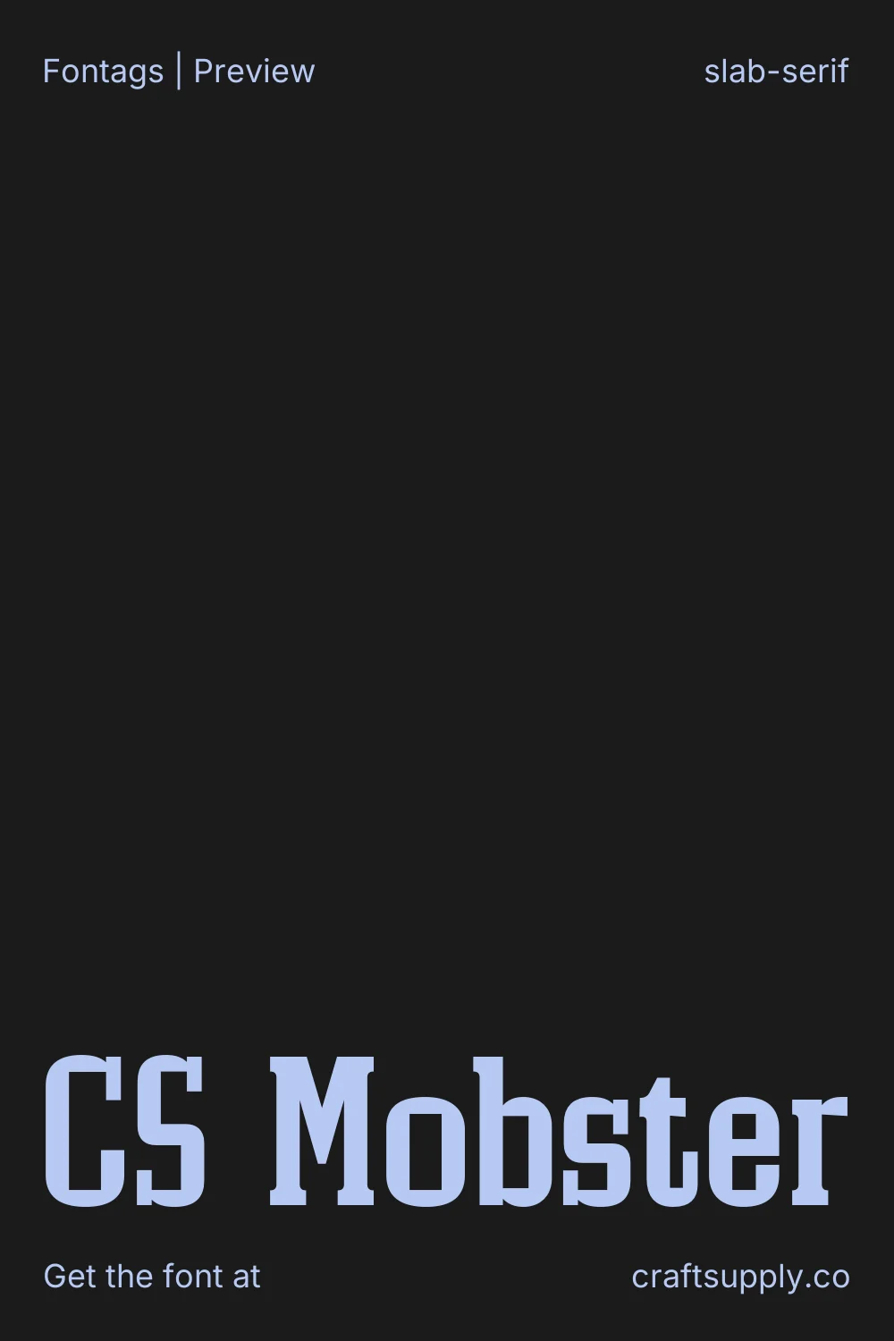 CS Mobster specimen 1