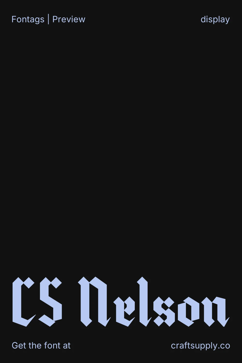 CS Nelson specimen 1