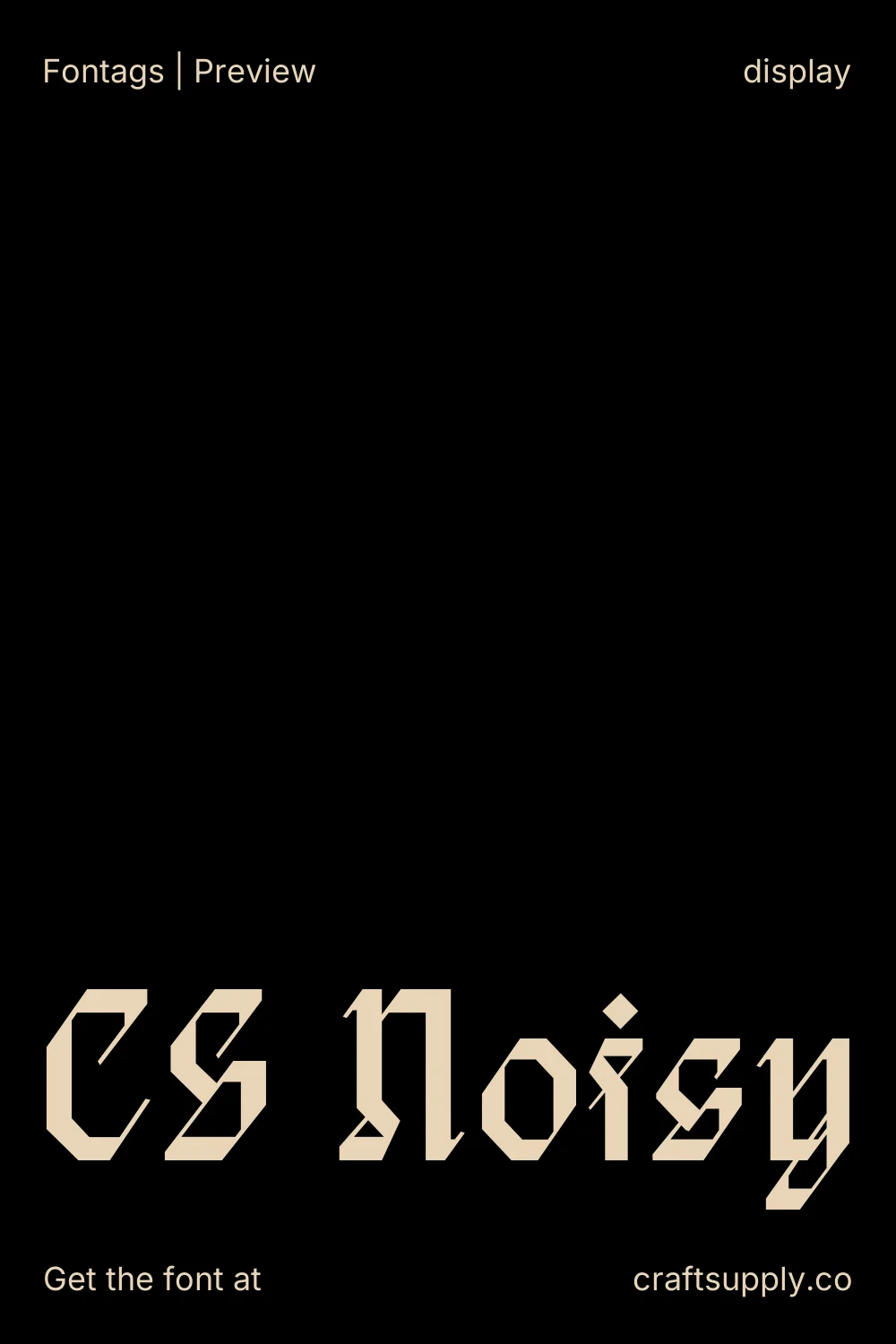 CS Noisy specimen 1