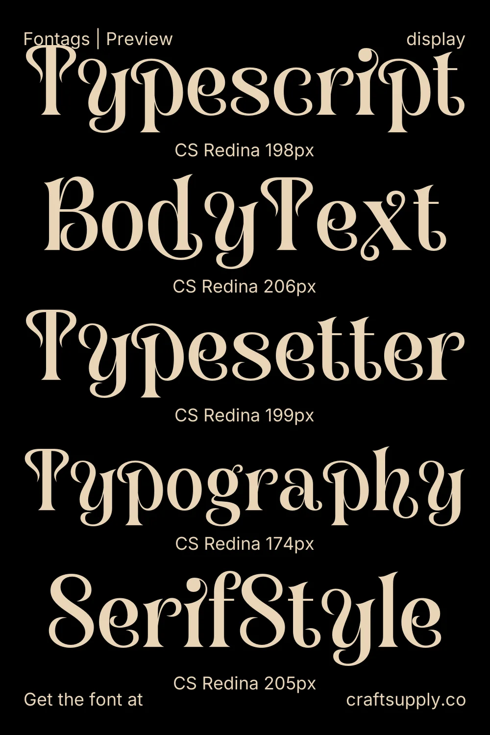 CS Redina specimen 9