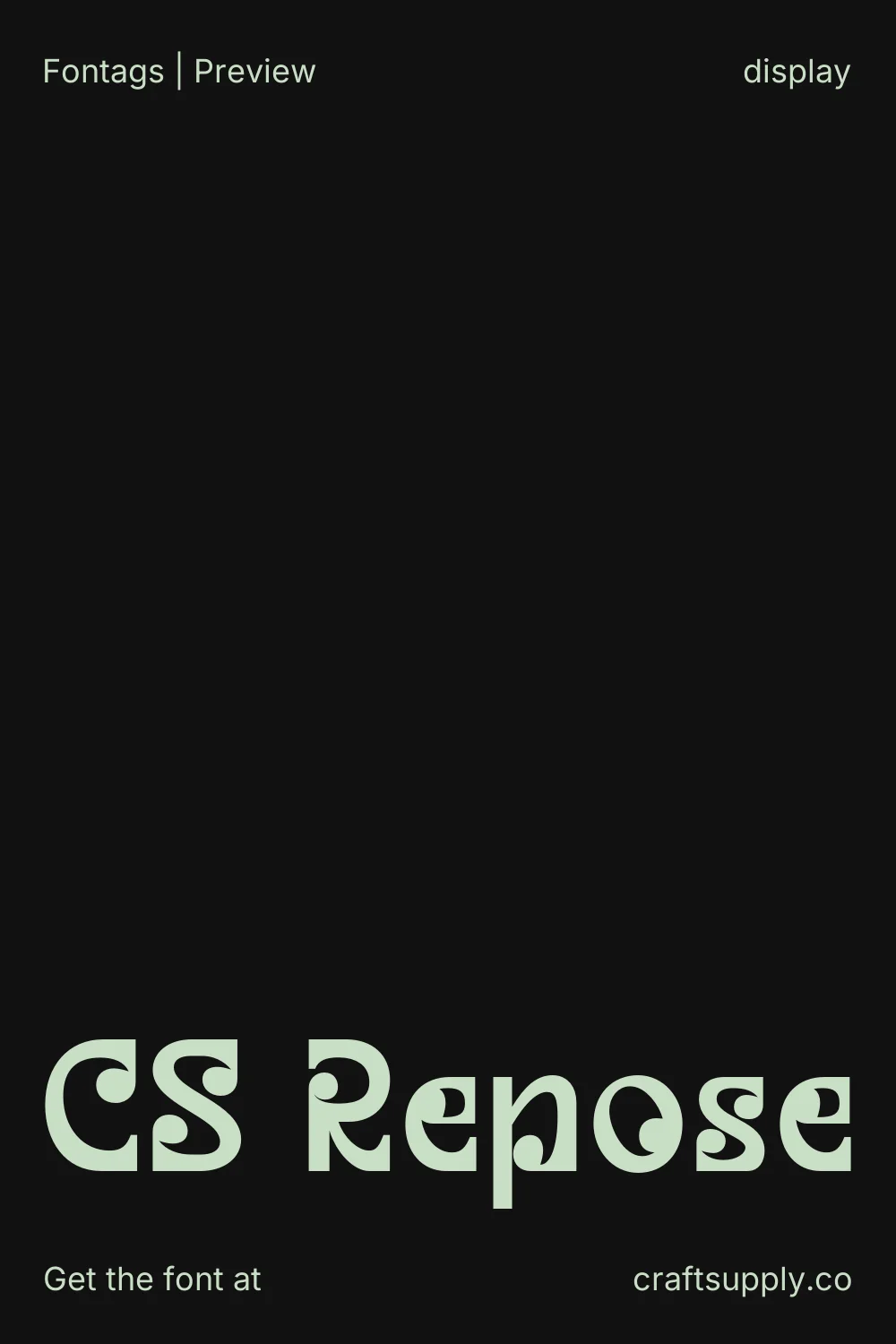 CS Repose specimen 1