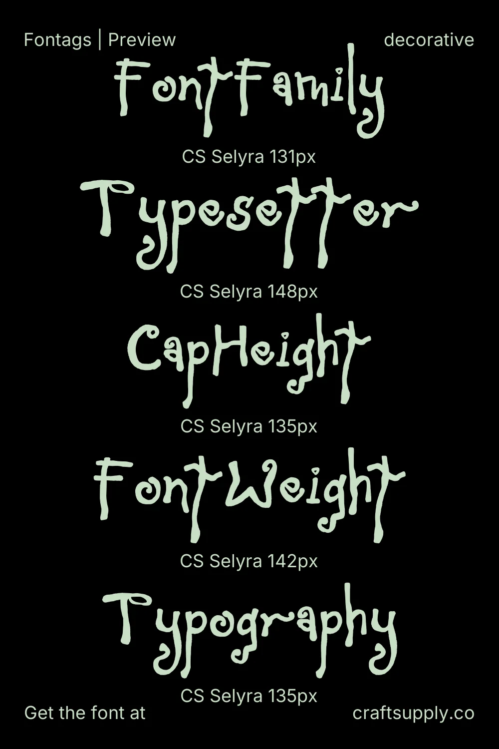 CS Selyra specimen 9