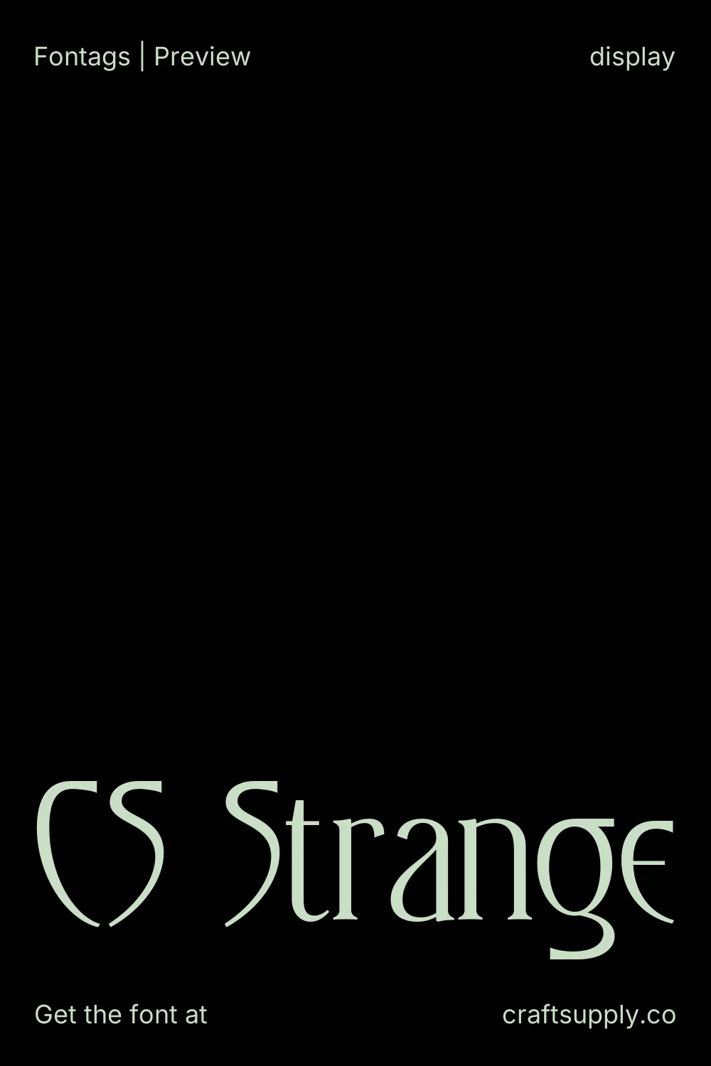 CS Strange specimen 1