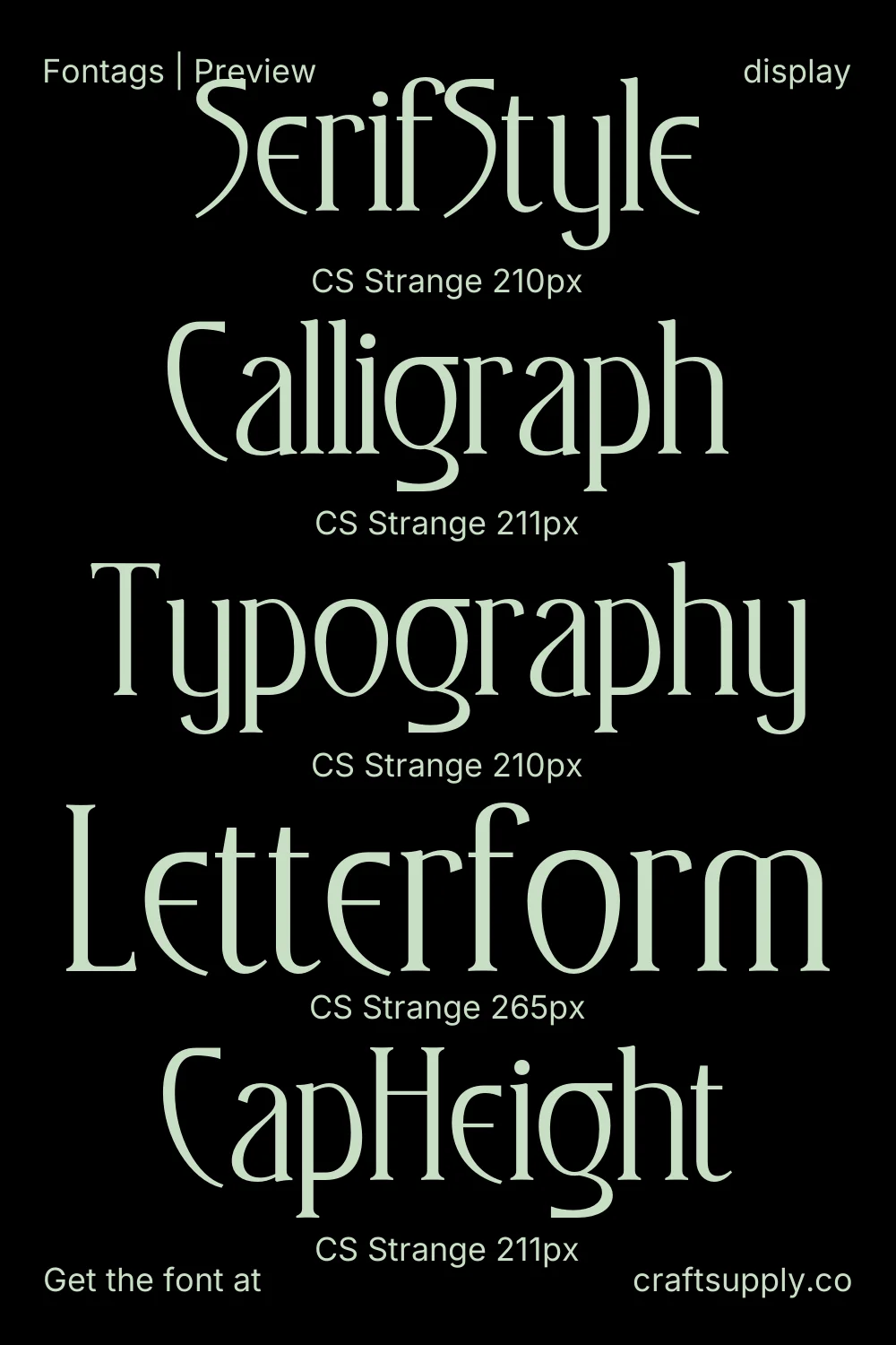 CS Strange specimen 9