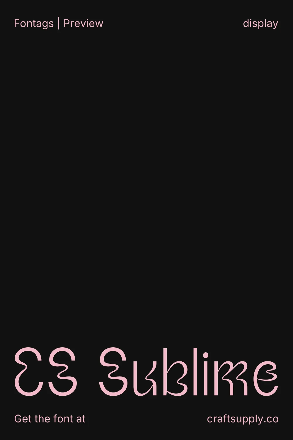 CS Sublime specimen 1