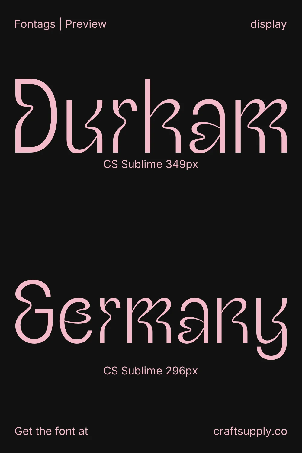 CS Sublime specimen 6