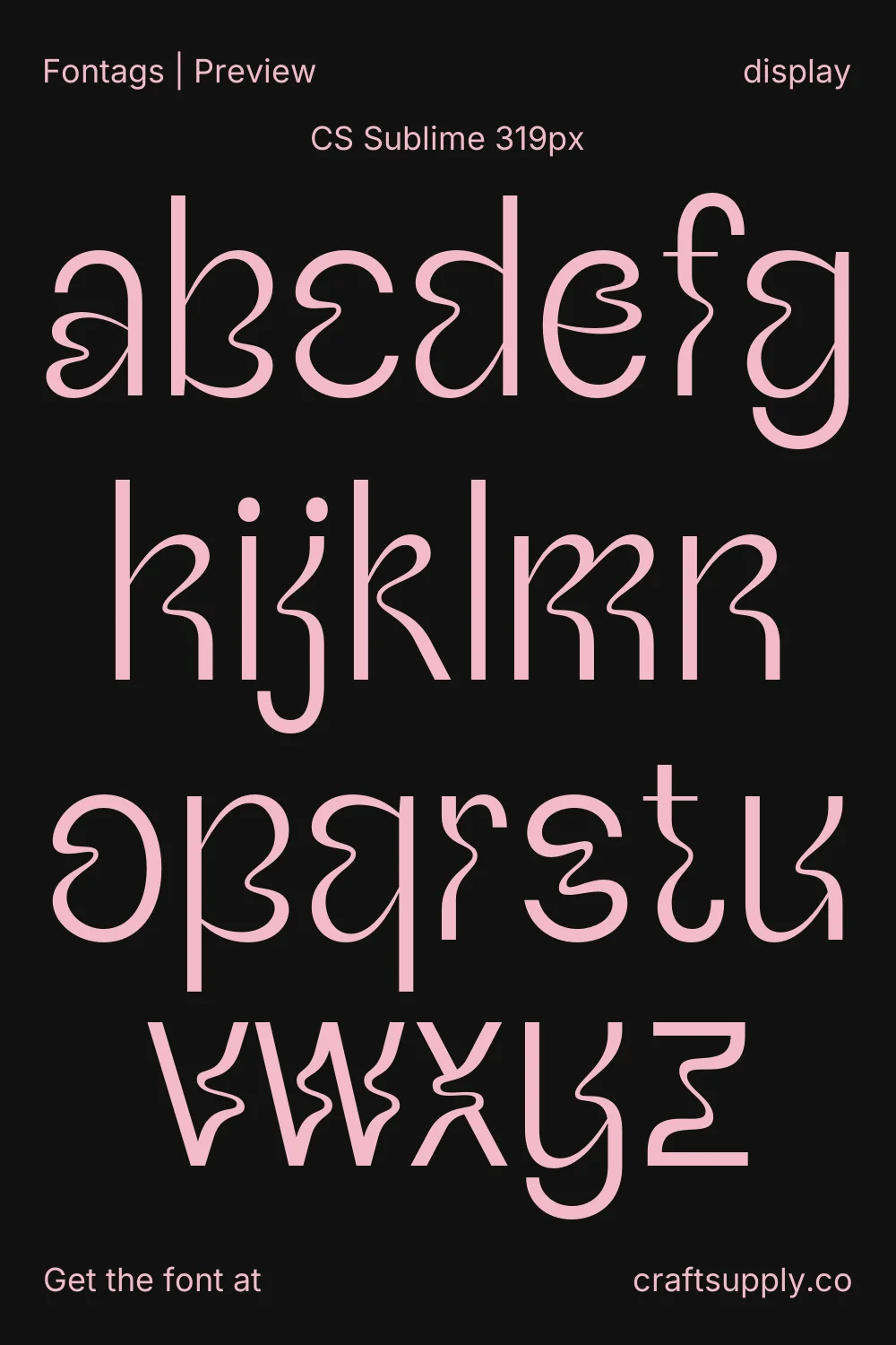 CS Sublime specimen 10