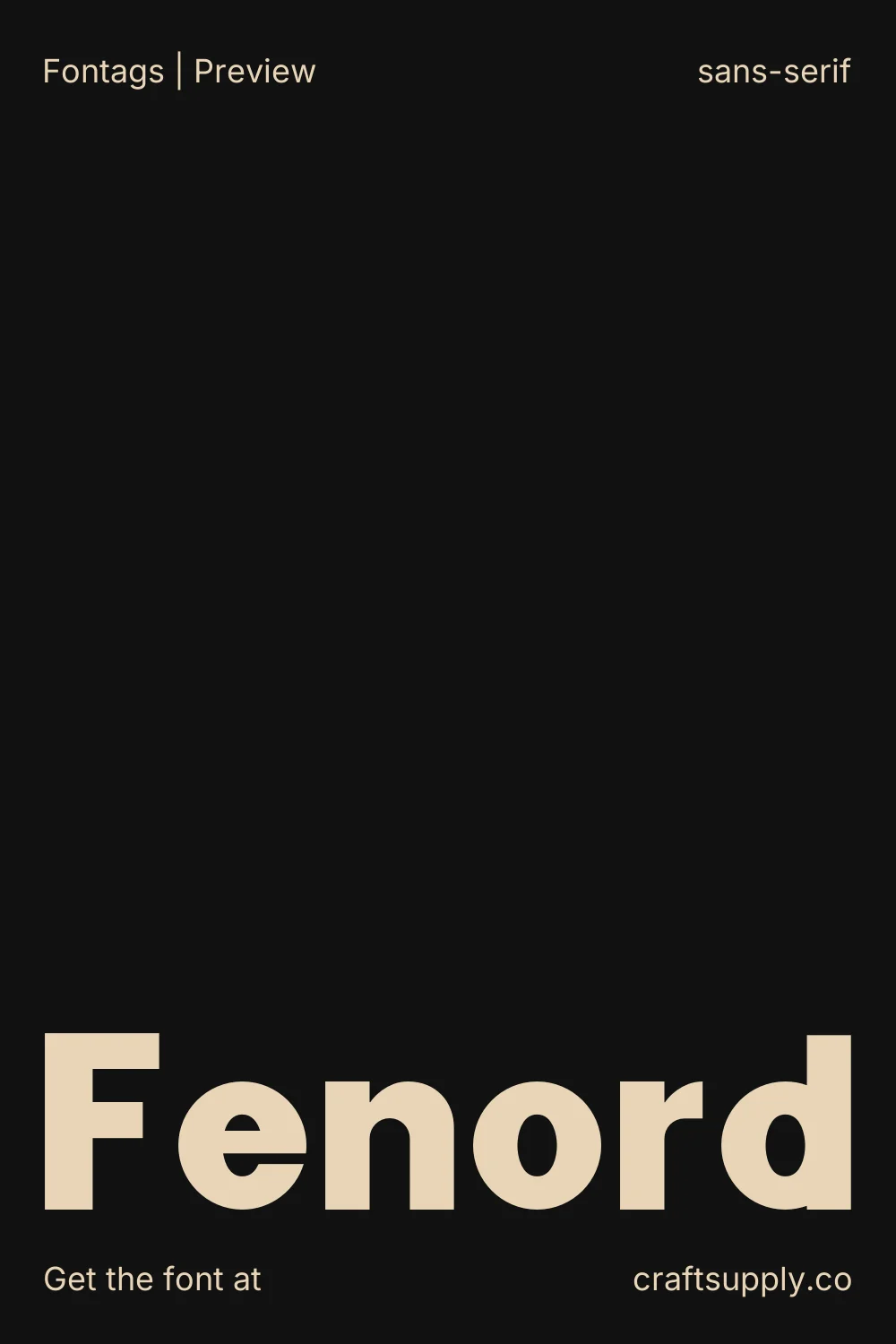 Fenord specimen 1