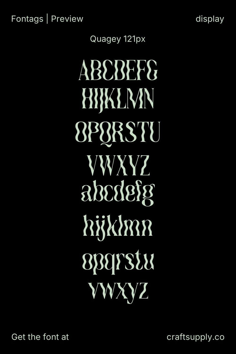 Quagey specimen 8