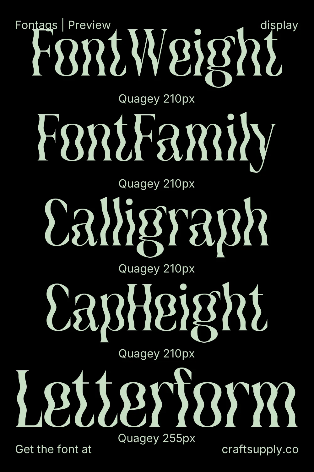 Quagey specimen 9