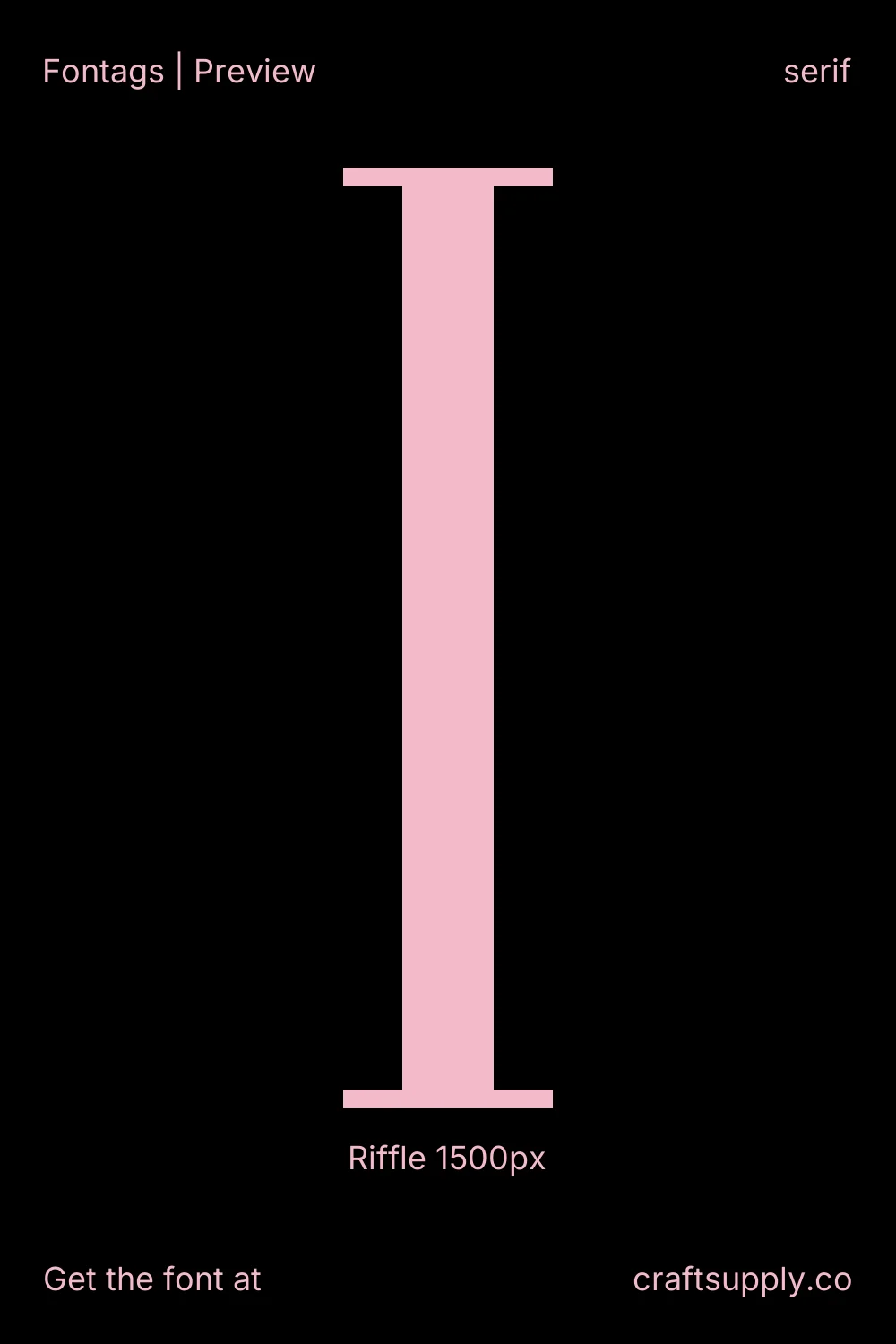 Riffle specimen 7