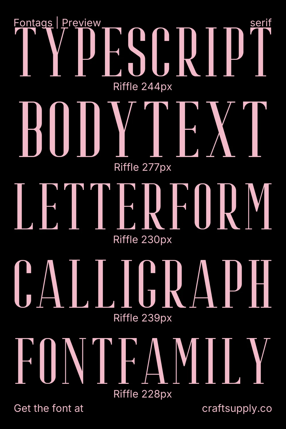 Riffle specimen 9